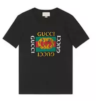 t-shirt gucci polo new print gg noir